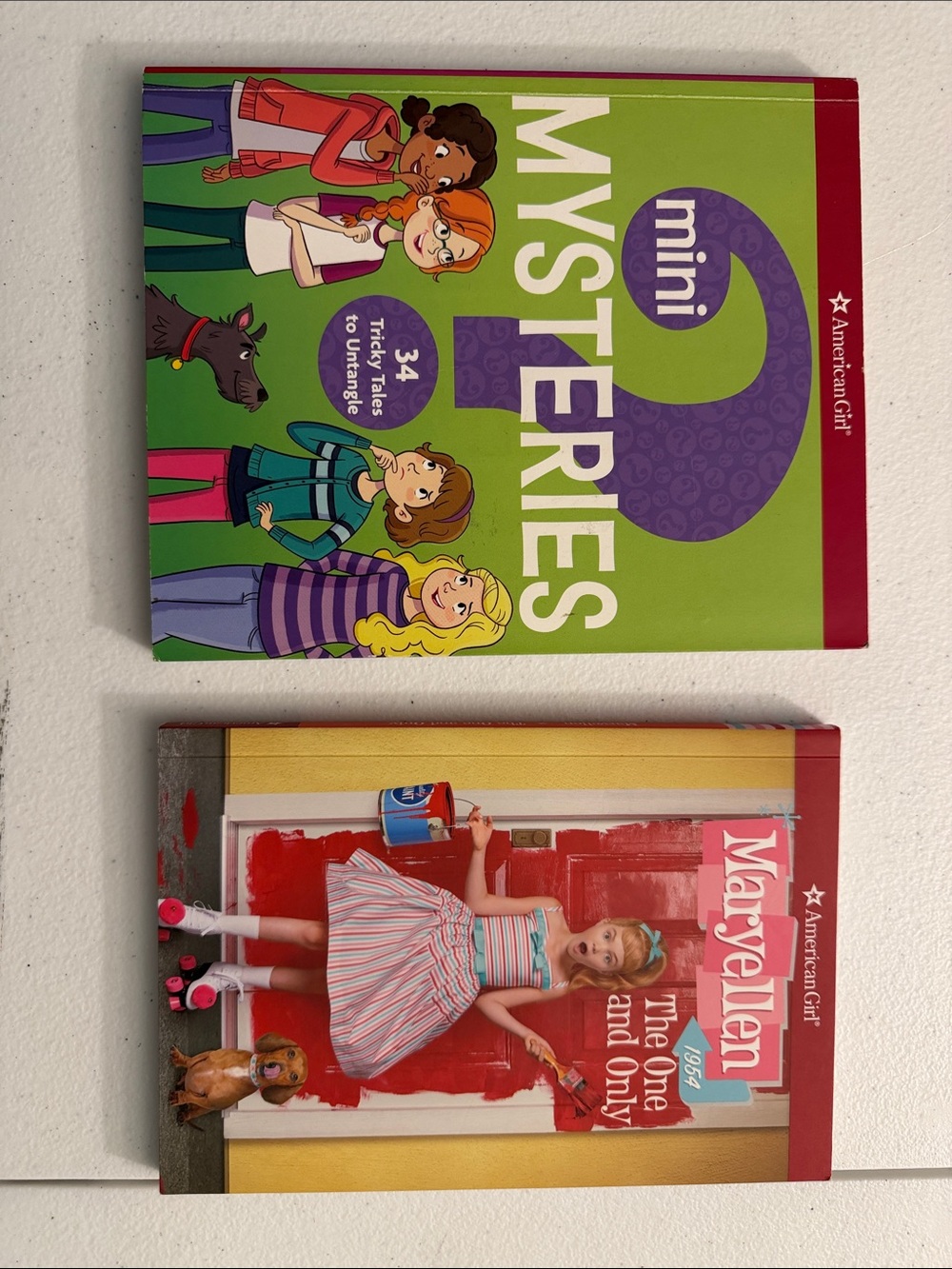 American Girl Mini Mysteries & Marvellen Book Set - Green & Red